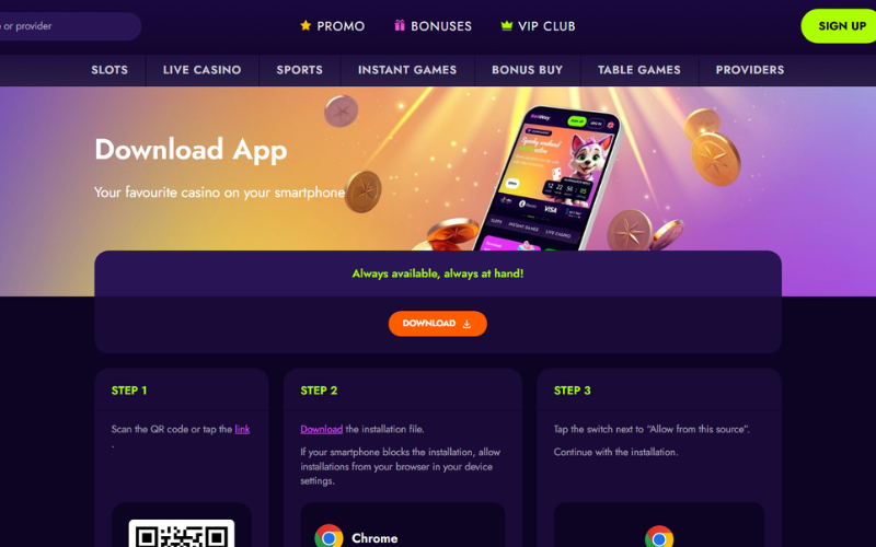 Irwin-Casino-mobilioji-programėlė