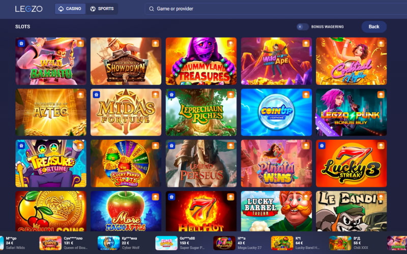 Legzo-casino-lošimo-automatų-pasirinkimas