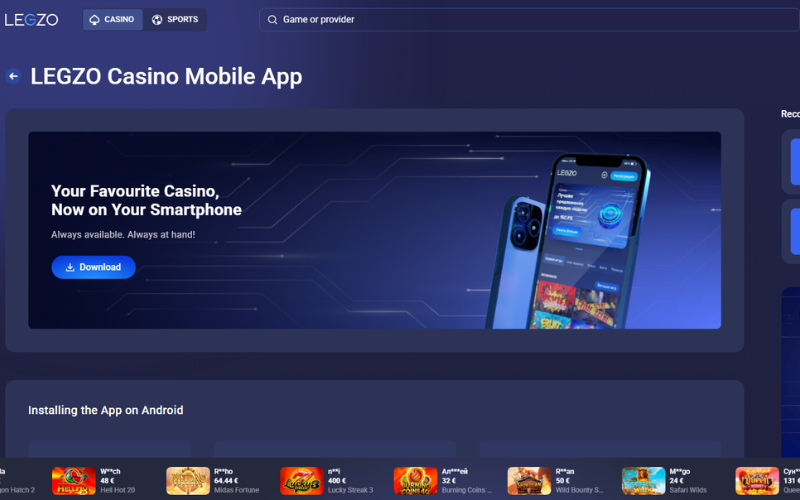 Legzo-casino-mobilioji-programėlė